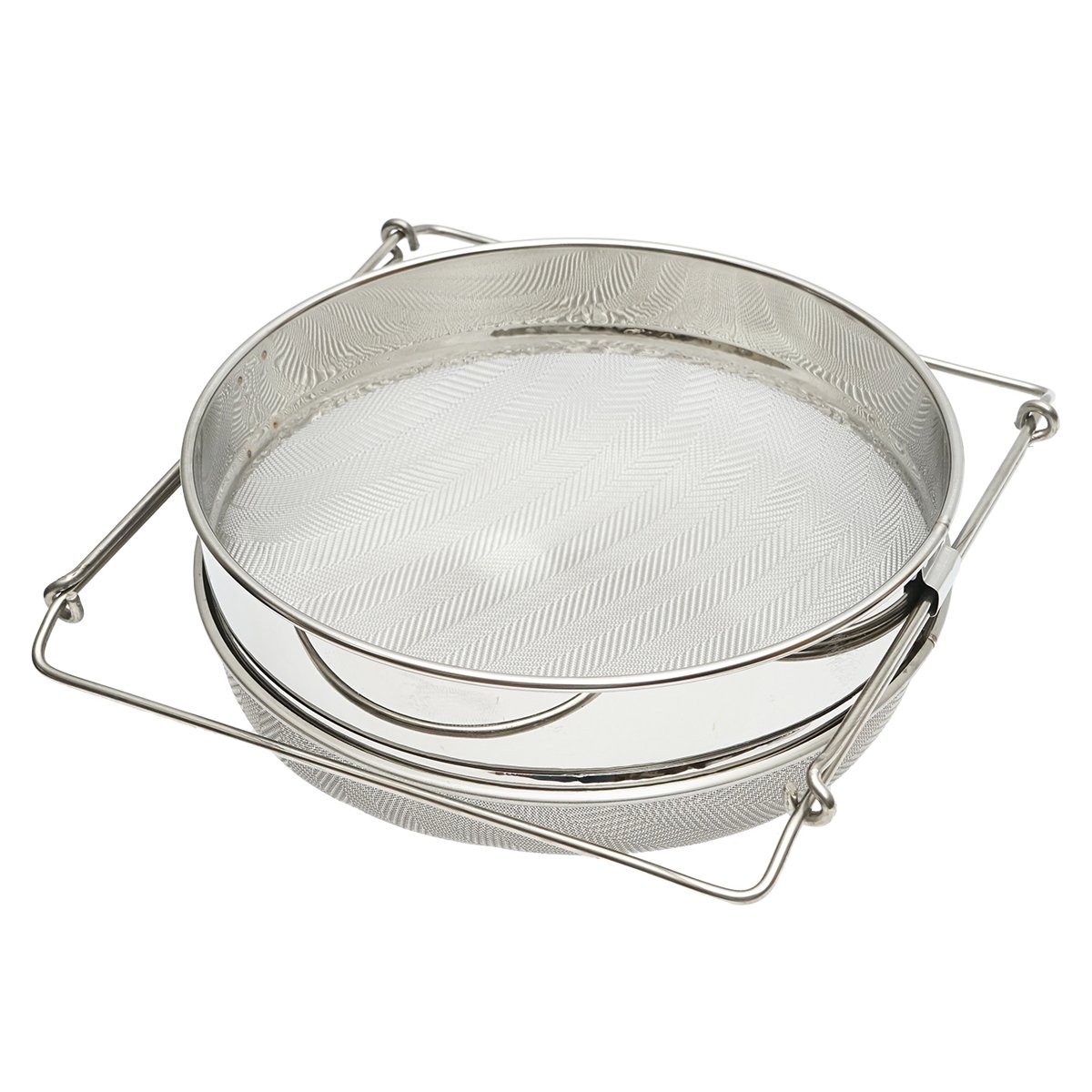 Sita dubla din inox pentru fitrare miere 235mm